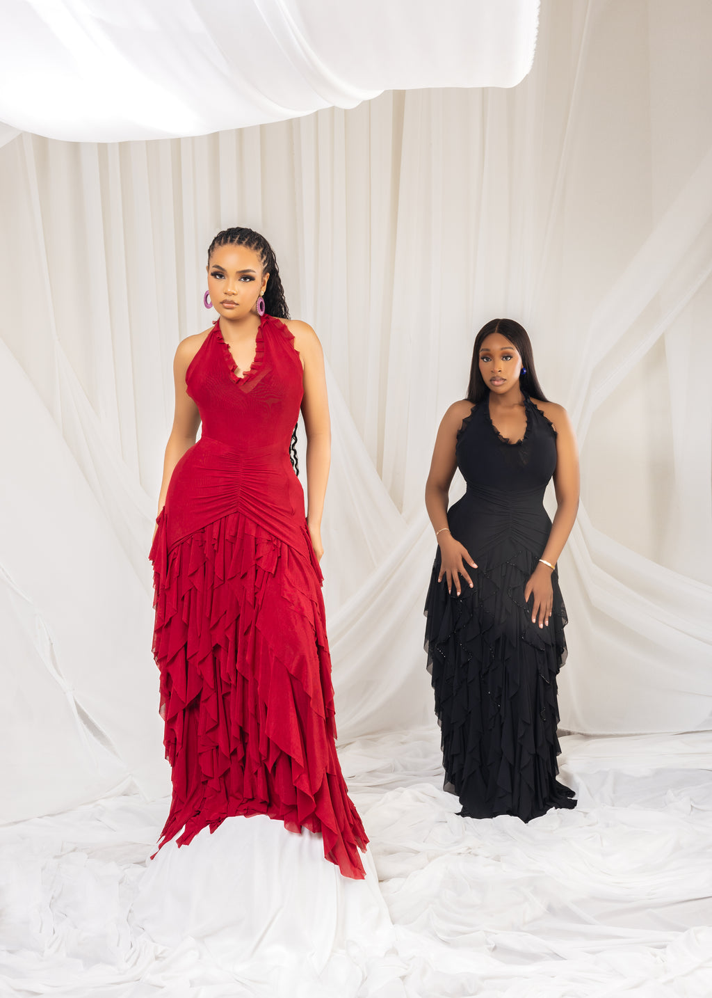 Black Dua Flare (Non-Beaded)