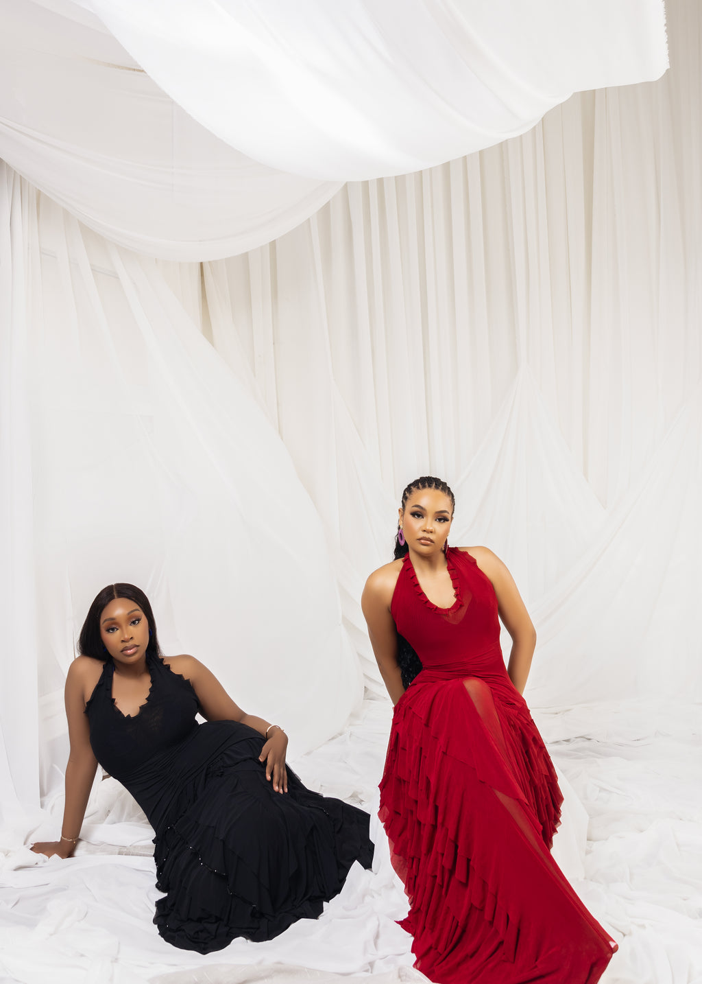 Black Dua Flare (Non-Beaded)